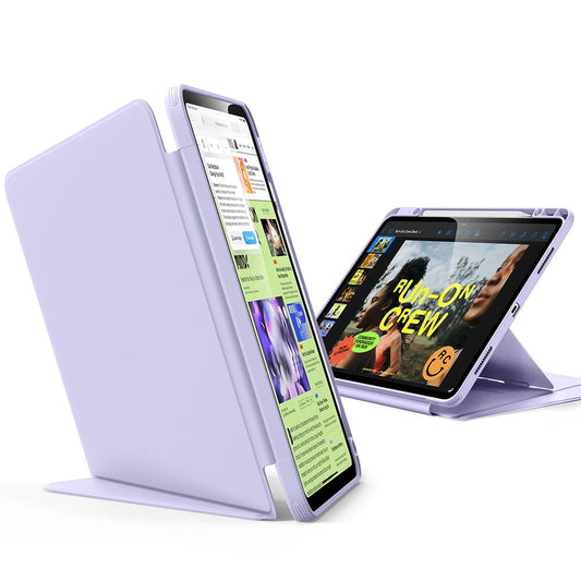 Custodia per Apple iPad Pro 11 (2024), ESR, Flip Hybrid con Porta Matita, Viola