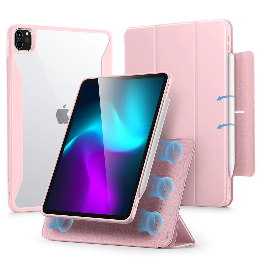 Custodia per Apple iPad Pro 11 (2024), ESR, Rebound Hybrid, Rosa