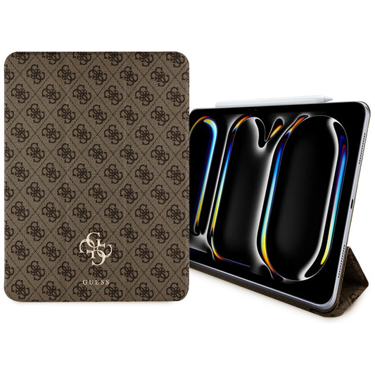 Custodia per Apple iPad Pro 11 (2024), Guess, 4G Big Logo, Marrone