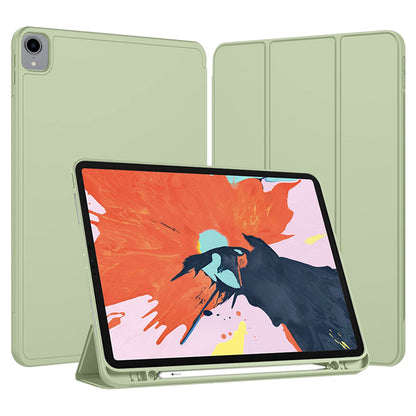 Custodia per Apple iPad Pro 12.9 (2022) / Pro 12.9 (2021) / Pro 12.9 (2020) / Pro 12.9 (2018), Techsuit, Flex Trifold, Verde Matcha