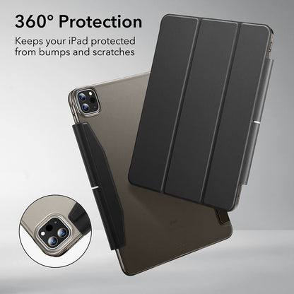 Custodia per Apple iPad Pro 13 (2024), ESR, Ascend Trifold, Nera Satinata
