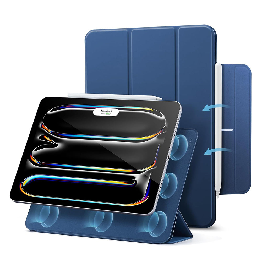 Custodia per Apple iPad Pro 13 (2024), ESR, Rebound, Blu scuro