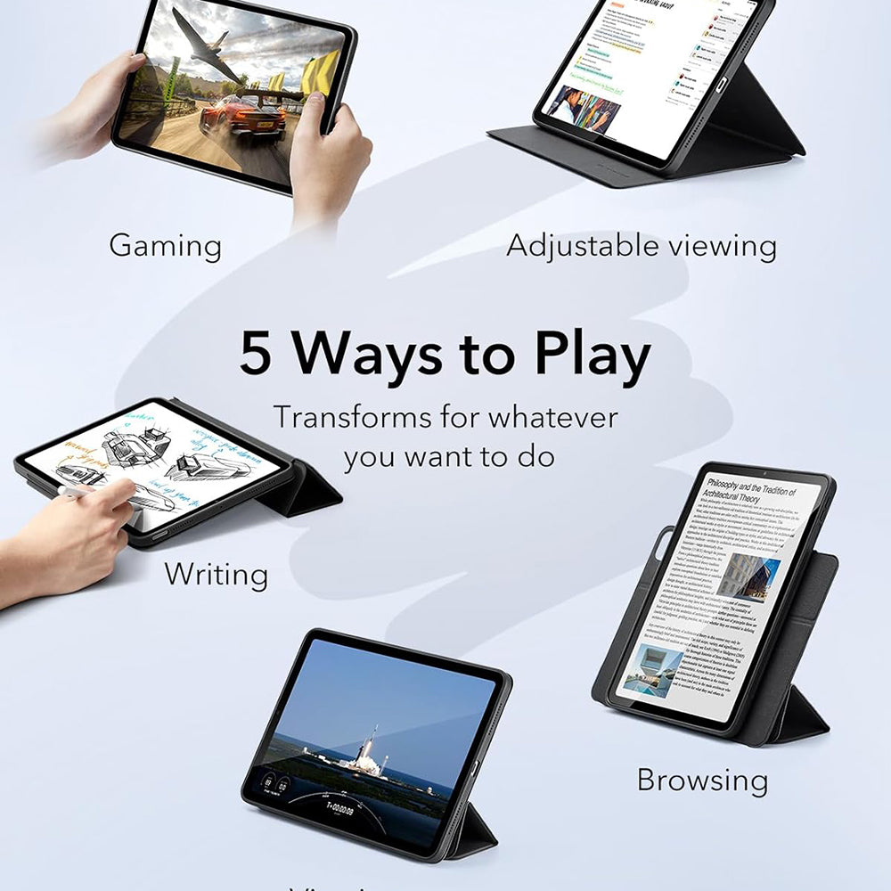 Custodia per Apple iPad Pro 13 (2024), ESR, Rebound Hybrid, Rosa