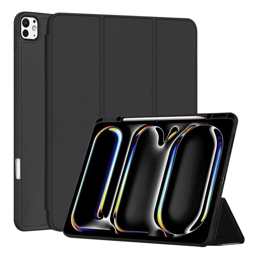 Custodia per Apple iPad Pro 13 (2024), Techsuit, Flex Trifold, Nera