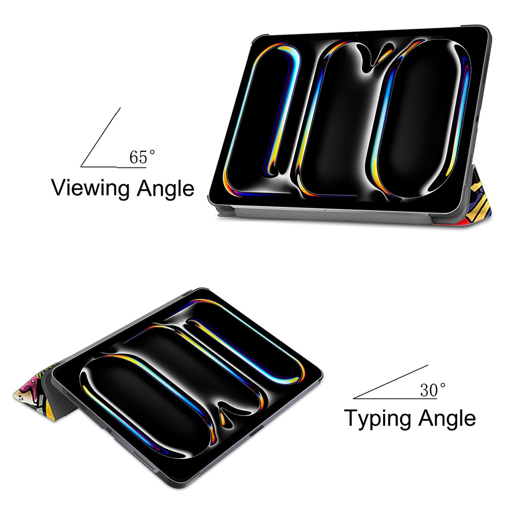 Custodia per Apple iPad Pro 13 (2024), Techsuit, FoldPro Urban Vibe, Multicolore