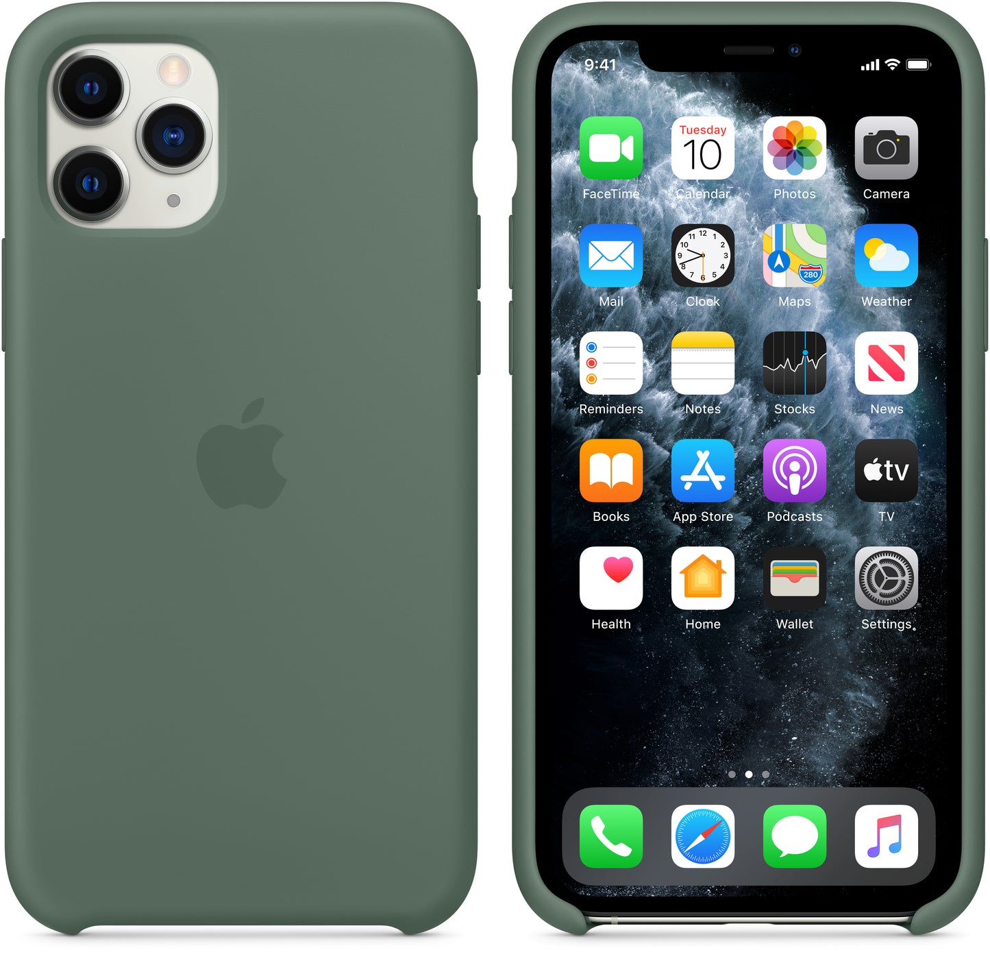 Custodia per Apple iPhone 11 Pro Max, verde MX012ZE/A 