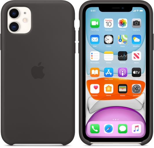 Custodia per Apple iPhone 11, nero MWVVU2ZE/A 