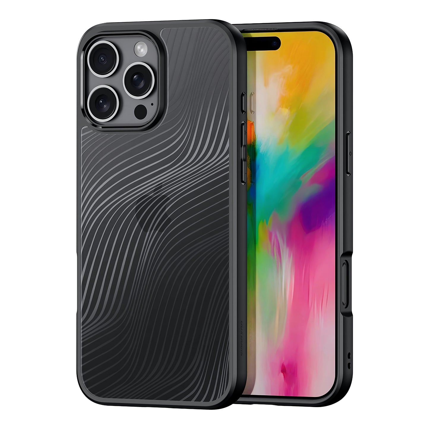 Custodia per Apple iPhone 16 Pro Max, DUX DUCIS, Aimo, Nero 