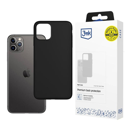 Custodia per Apple iPhone 11 Pro Max, 3MK, opaca, nera