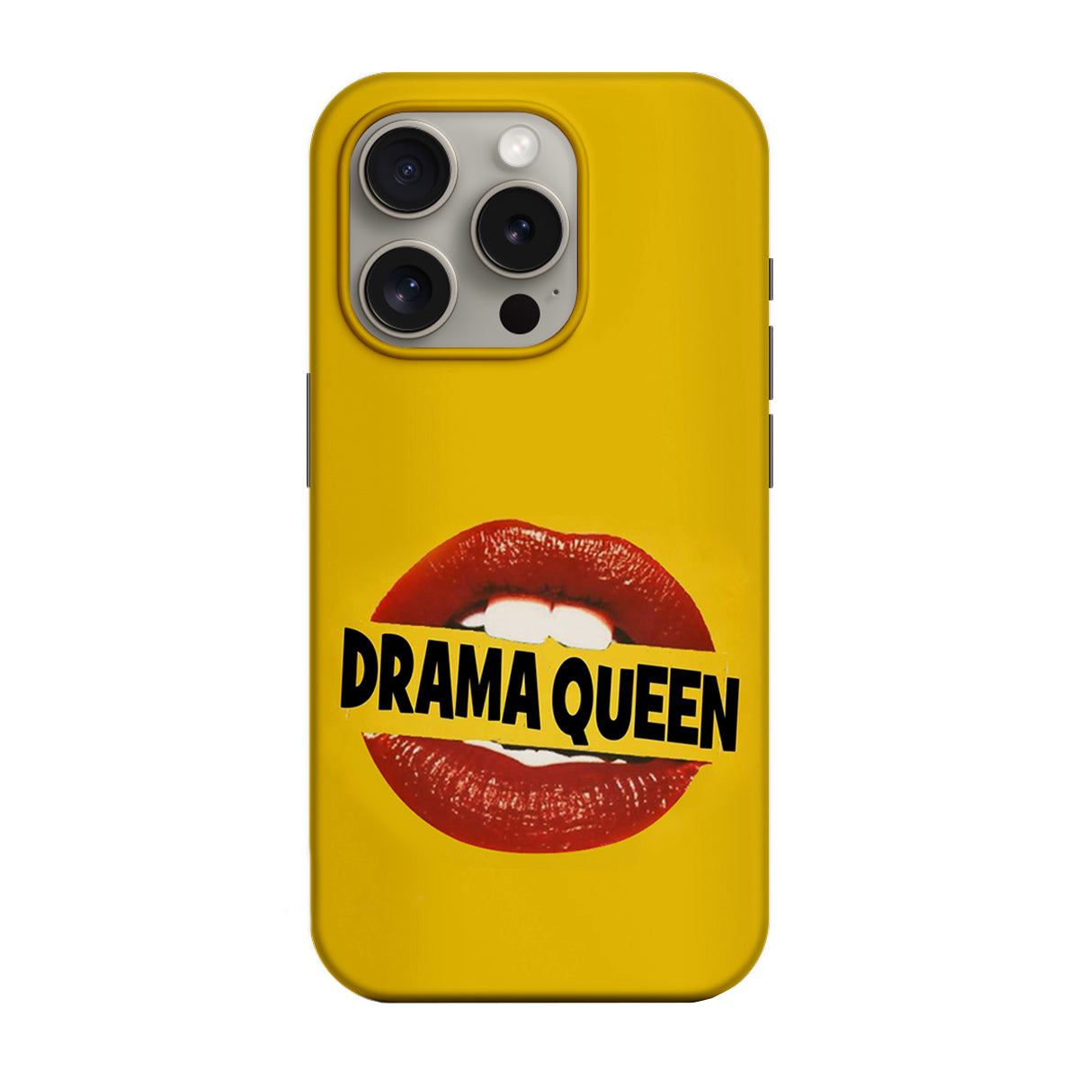 Custodia per Apple iPhone 15 Pro Max, Perfect Case, LOVE-Splash Drama Queen, Multicolore