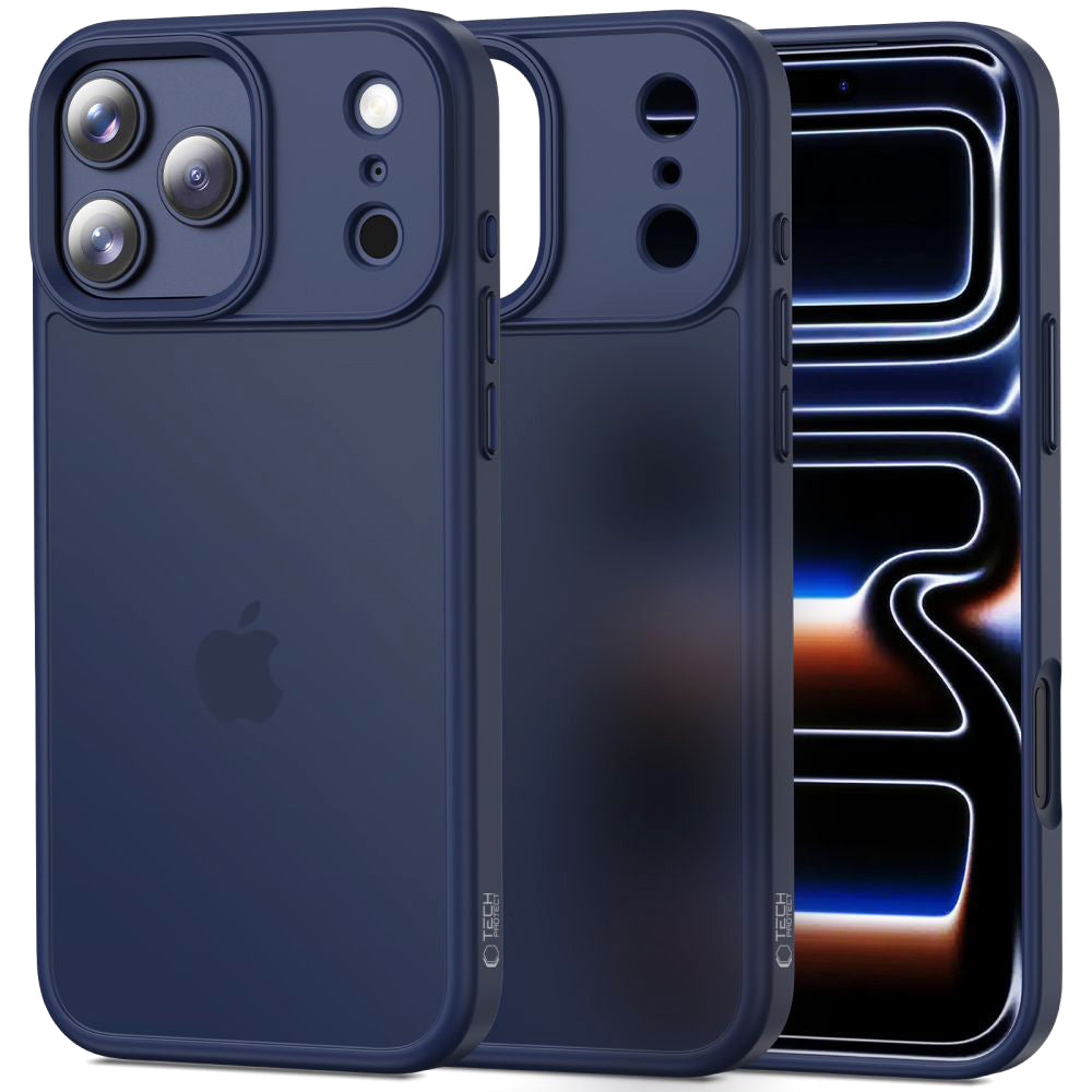 Custodia per Apple iPhone 17 Pro Max, Tech-Protect, Magmat, Blu Opaco