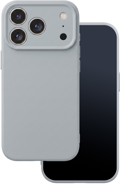 Custodia per Apple iPhone 17 Pro, OEM, Silicone, Grigio