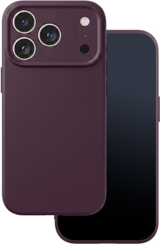 Custodia per Apple iPhone 18 Pro / 17 Pro, OEM, Silicone, Vinaccia