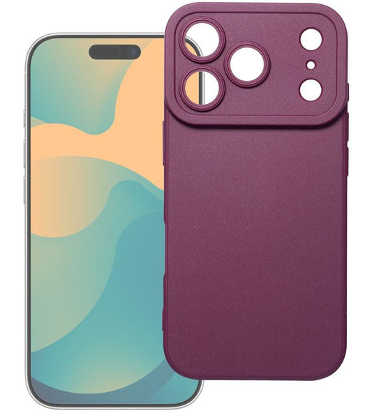 Custodia per Apple iPhone 18 Pro Max / 17 Pro Max, OEM, Matt 2.0, color bordeaux