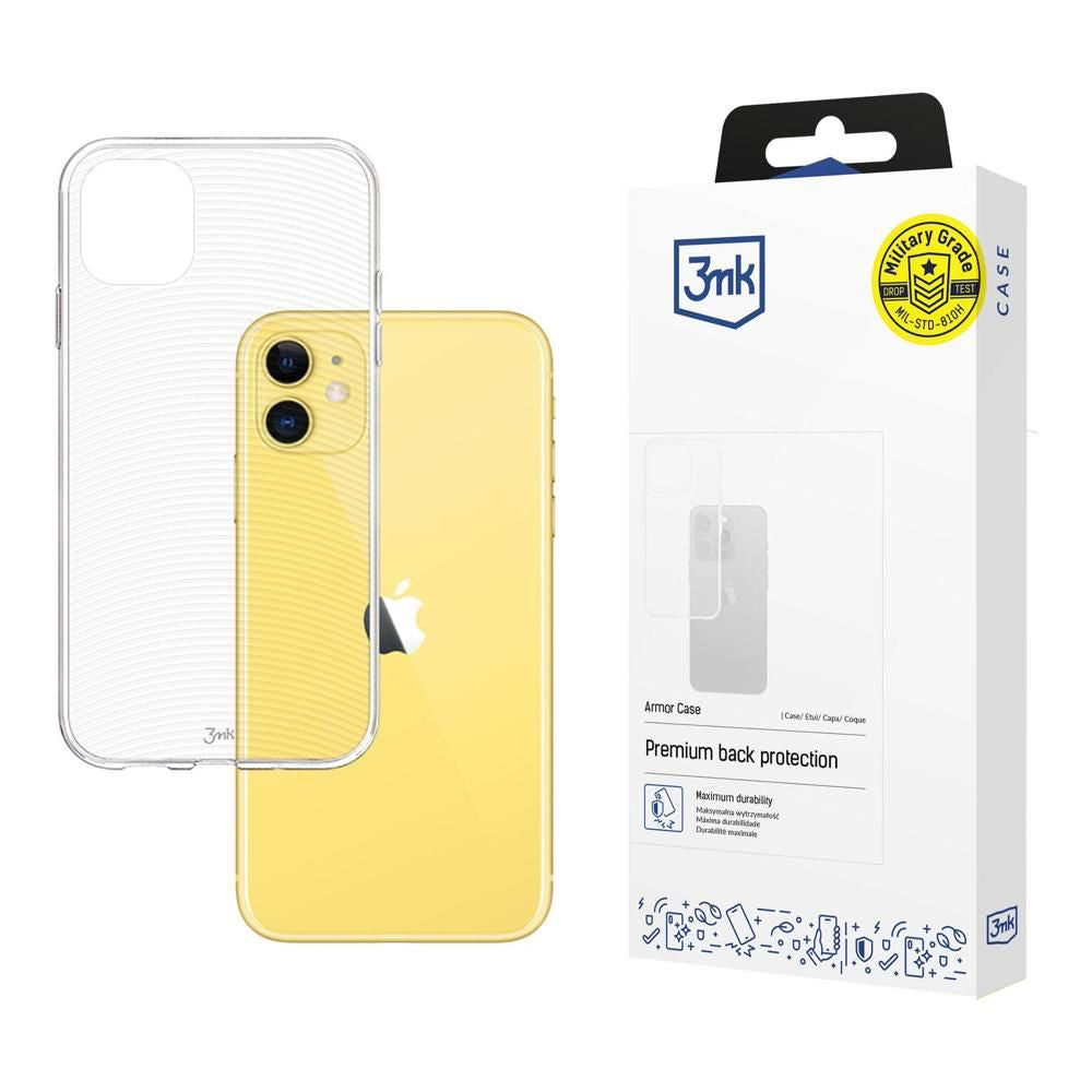 Custodia per Apple iPhone 11, 3MK, Armor, Trasparente