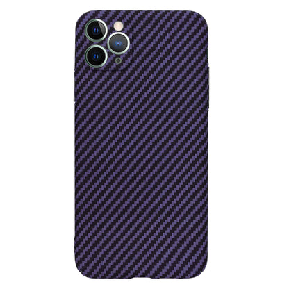 Custodia per Apple iPhone 11 Pro Max, Techsuit, Carbonite FiberShell, Viola