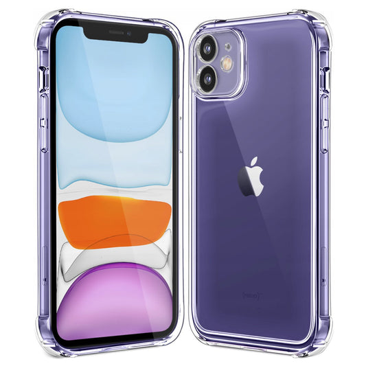 Custodia per Apple iPhone 11, Techsuit, Shockproof Clear, Trasparente