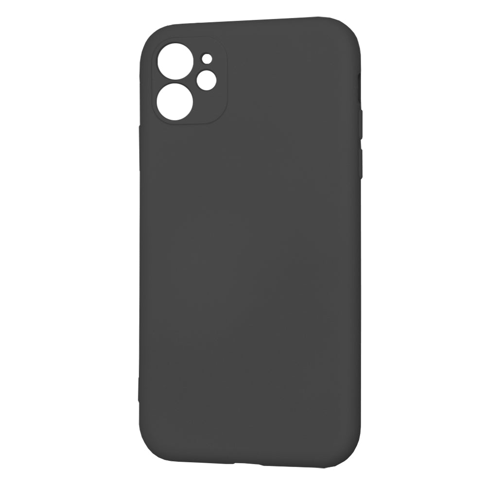 Custodia per Apple iPhone 11, Techsuit, SoftFlex, Nera