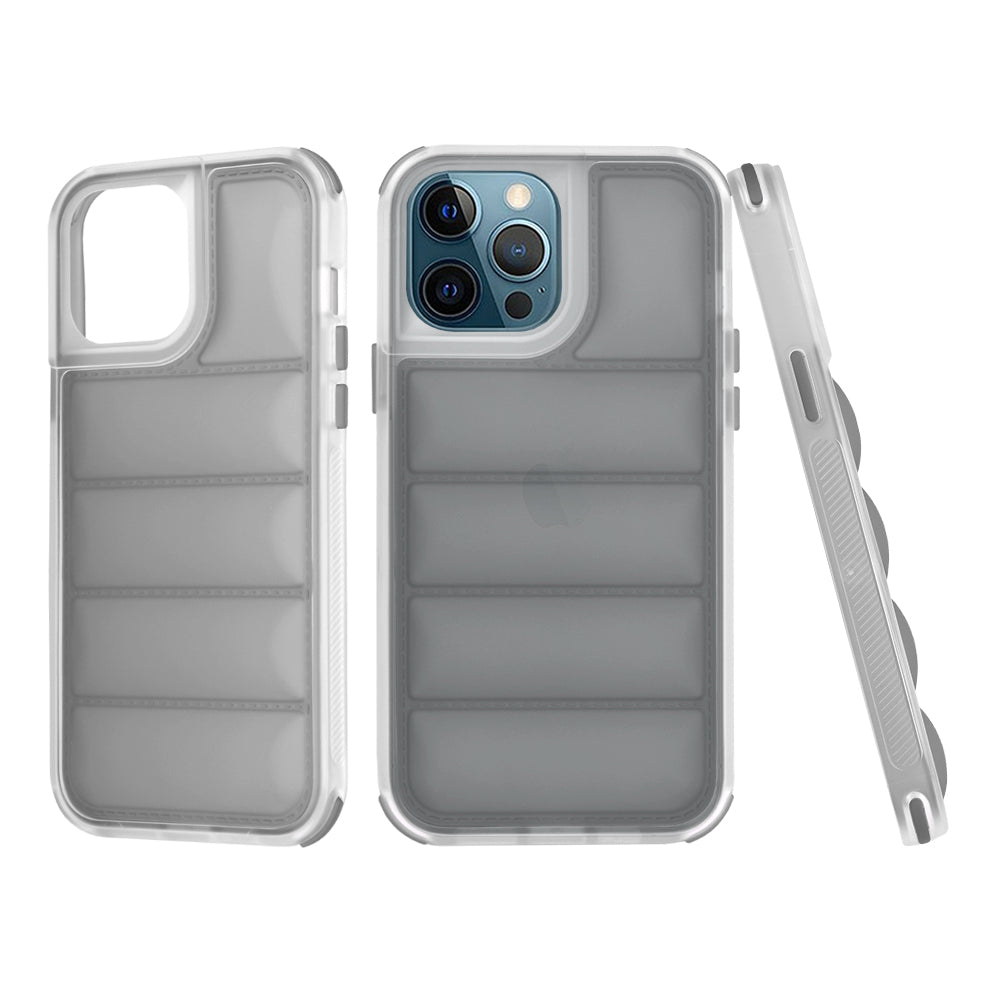 Custodia per Apple iPhone 12 Pro Max, Techsuit, Wave Shield, Nera