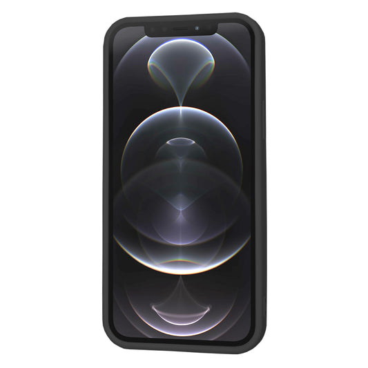 Custodia per Apple iPhone 12 Pro, Techsuit, SoftFlex, Nera