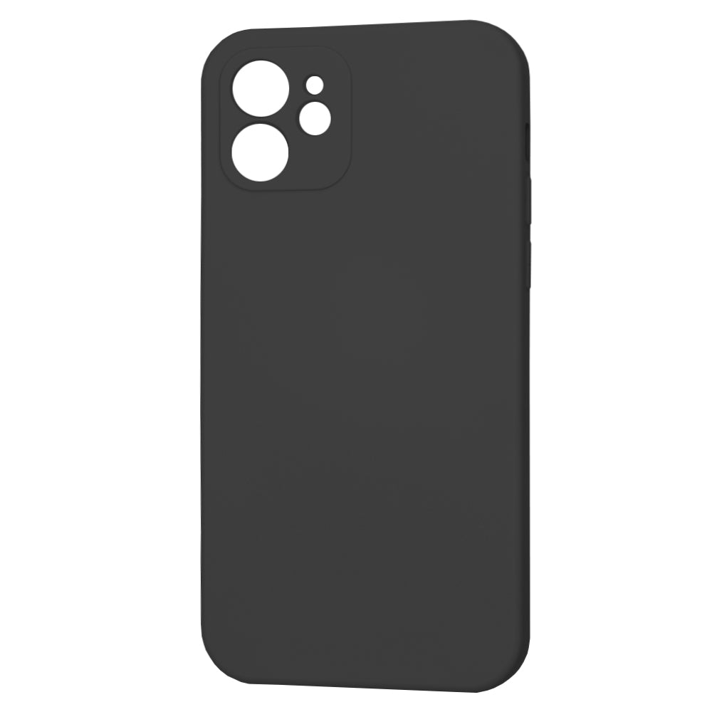 Case for Apple iPhone 12, Techsuit, SoftFlex, Black