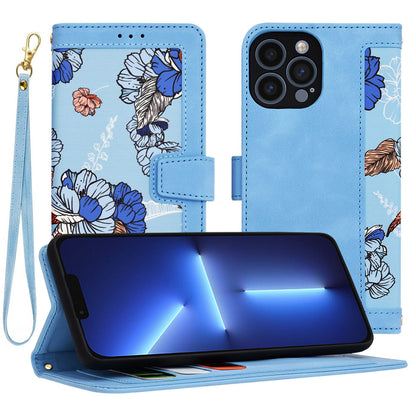 Custodia per Apple iPhone 13 Pro Max, Techsuit, FlipCraft, Blu