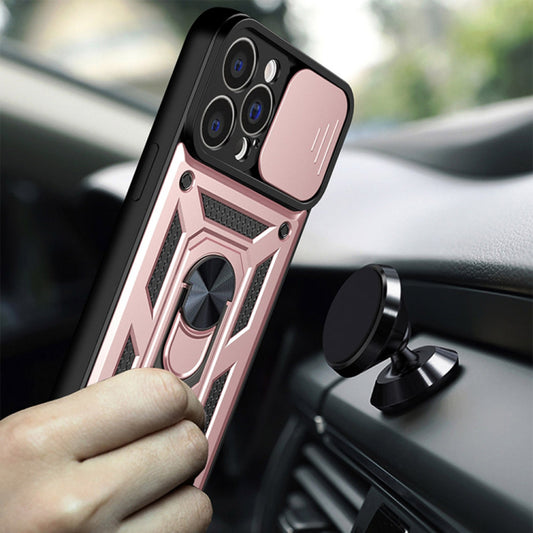 Custodia per Apple iPhone 13 Pro, Techsuit, CamShield, Rosa