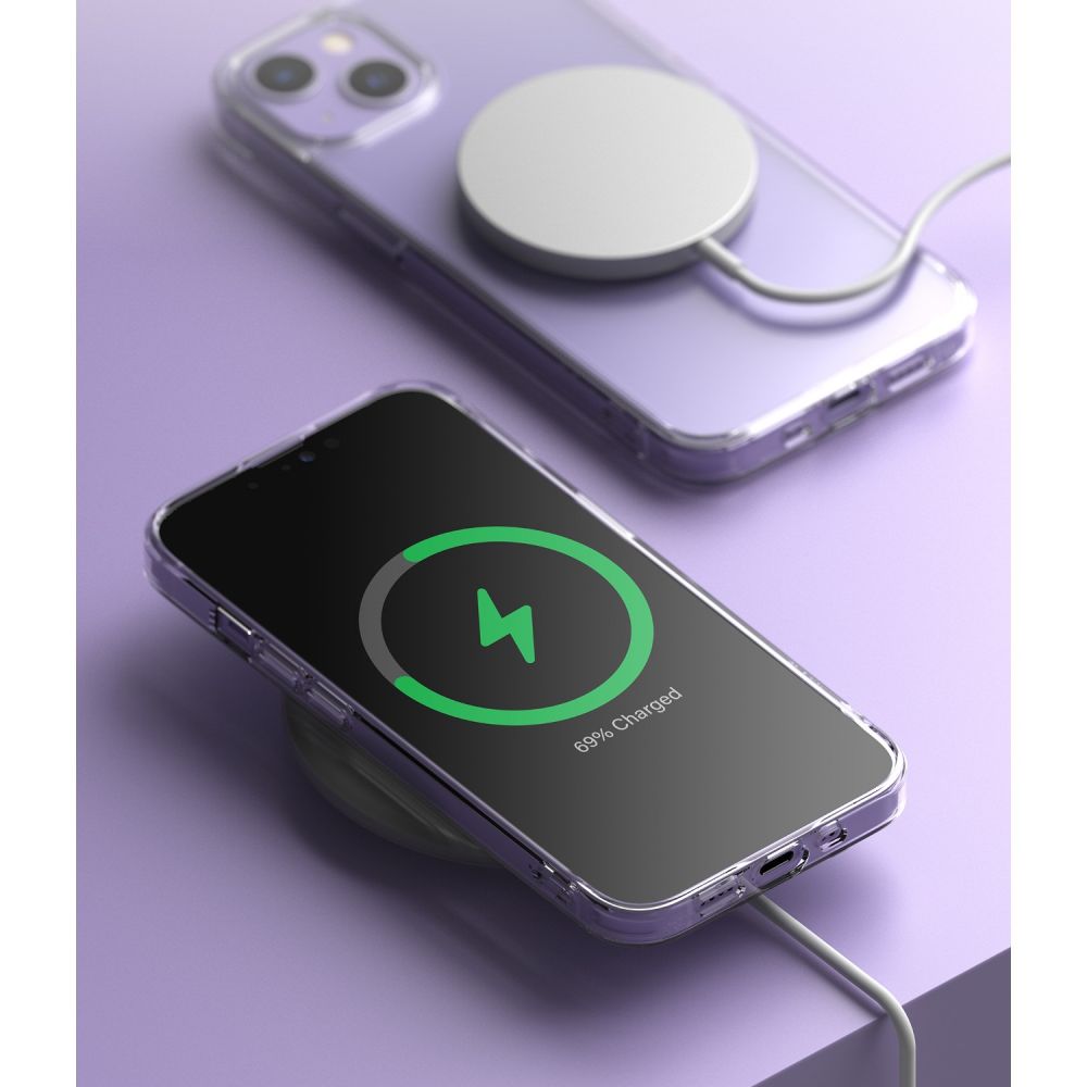Custodia per Apple iPhone 13, Ringke, Fusion, Trasparente