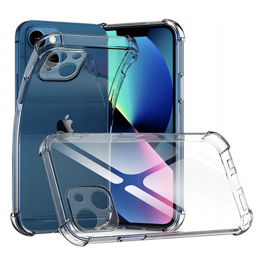 Custodia per Apple iPhone 13, Techsuit, Shockproof Clear, Trasparente