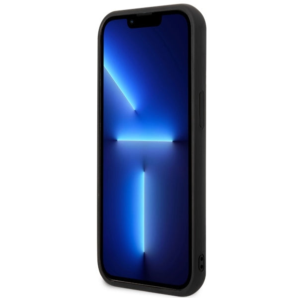 Custodia per Apple iPhone 14 Plus, Karl Lagerfeld, 3D Rubber Ikonik Karl, Nera