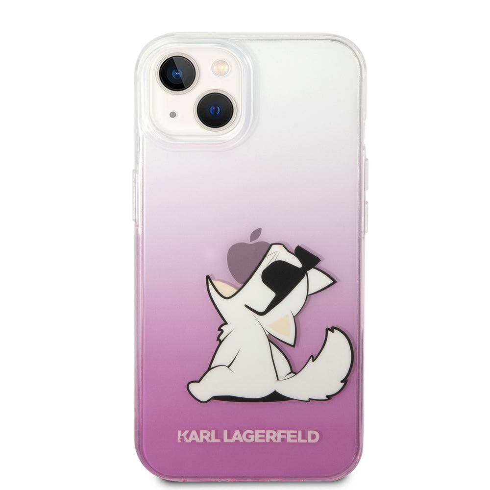 Custodia per Apple iPhone 14 Plus, Karl Lagerfeld, Choupette Fun, Rosa