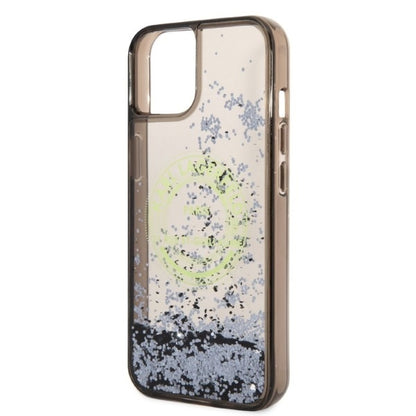 Custodia per Apple iPhone 14 Plus, Karl Lagerfeld, Liquid Glitter RSG, Nera