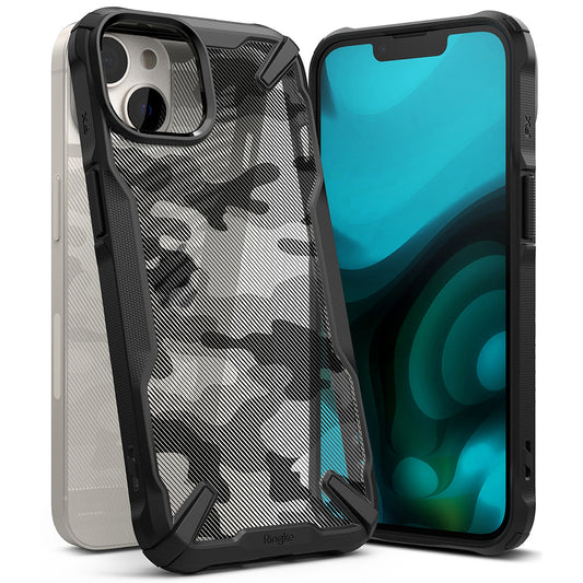 Custodia per Apple iPhone 14 Plus, Ringke, Fusion X Design, Camouflage