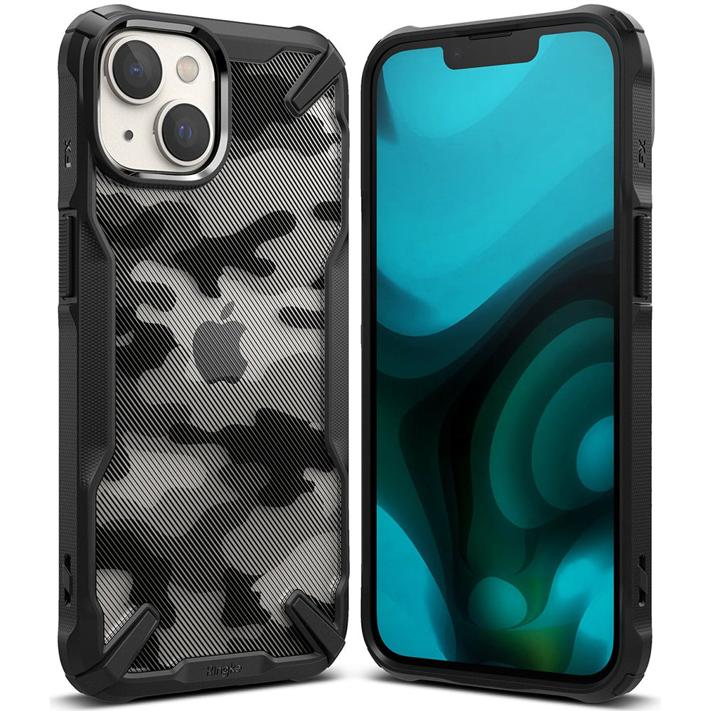 Custodia per Apple iPhone 14 Plus, Ringke, Fusion X Design, Camouflage
