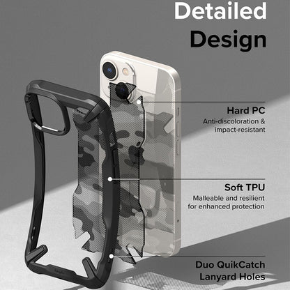Custodia per Apple iPhone 14 Plus, Ringke, Fusion X Design, Camouflage