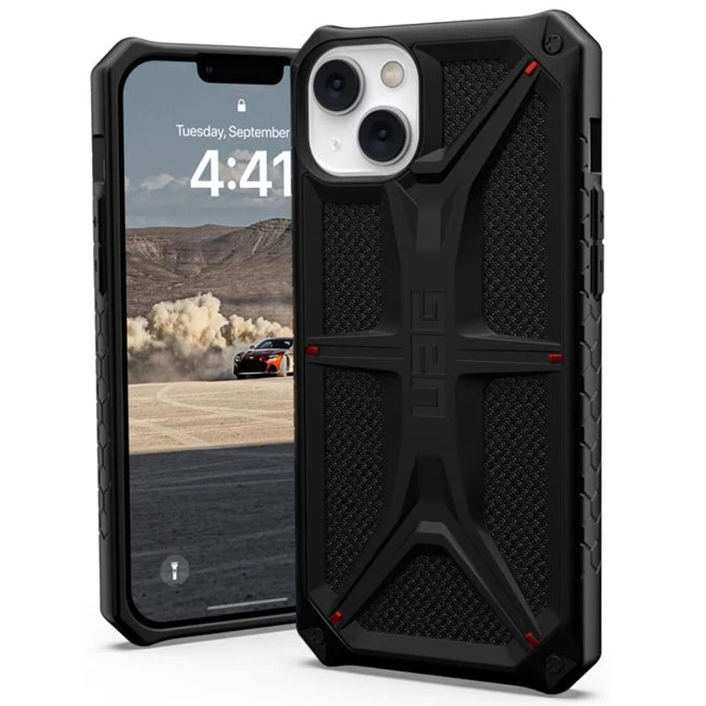 Case for Apple iPhone 14 Plus, Urban Armor Gear, Monarch Kevlar, Black