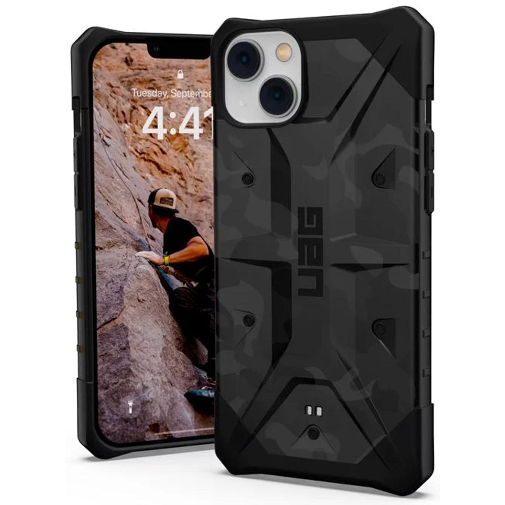 Custodia per Apple iPhone 14 Plus, Urban Armor Gear, Pathfinder SE Midnight Camo, Camouflage