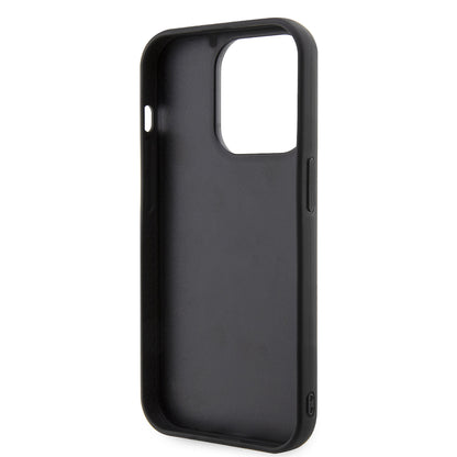 Custodia per Apple iPhone 14 Pro, Karl Lagerfeld, 3D Rubber Ikonik Karl, Nera