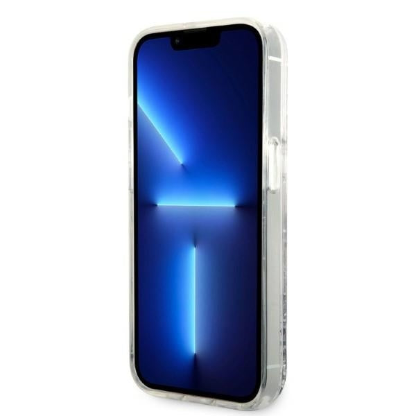 Case for Apple iPhone 14 Pro Max, Karl Lagerfeld, Glitter Choupette's Head, Silver