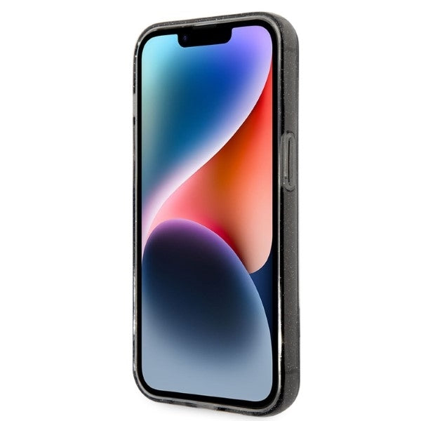 Custodia per Apple iPhone 14 Pro Max, Karl Lagerfeld, Glitter Karl & Choupette, Nera