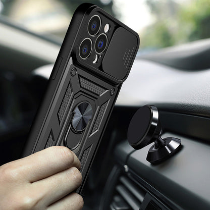 Custodia per Apple iPhone 14 Pro Max, Techsuit, CamShield, Nera