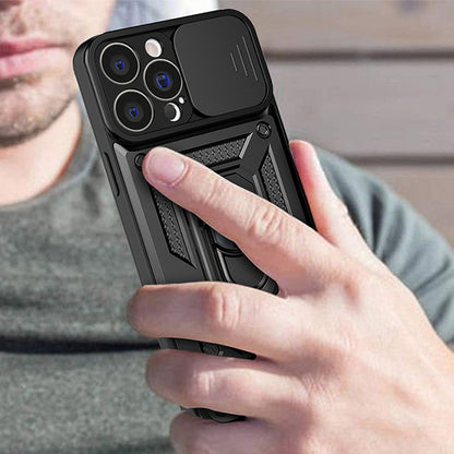 Custodia per Apple iPhone 14 Pro Max, Techsuit, CamShield, Nera