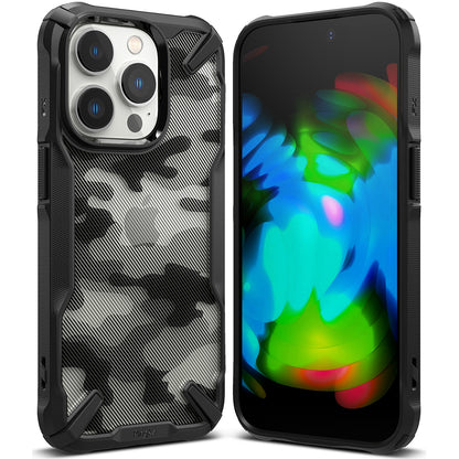 Custodia per Apple iPhone 14 Pro, Ringke, Fusion X Design, Camuffamento