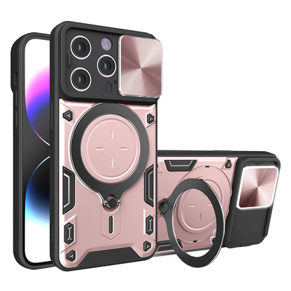Custodia per Apple iPhone 14 Pro, Techsuit, CamGuard Pro, Rosa Dorato