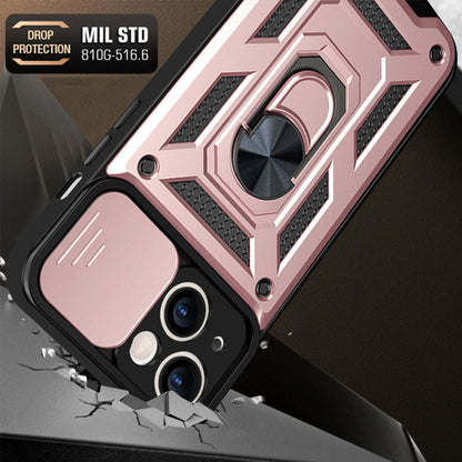 Custodia per Apple iPhone 14 Pro, Techsuit, CamShield, Rosa