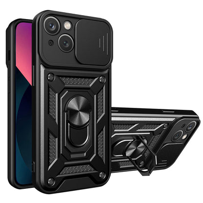 Custodia per Apple iPhone 14, Techsuit, CamShield, Nera