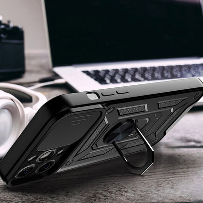 Custodia per Apple iPhone 14, Techsuit, CamShield, Nera