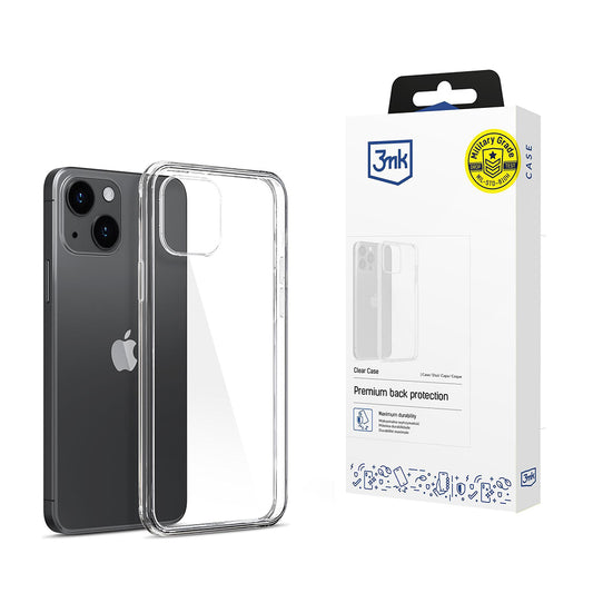 Custodia per Apple iPhone 15, 3MK, Clear, Trasparente