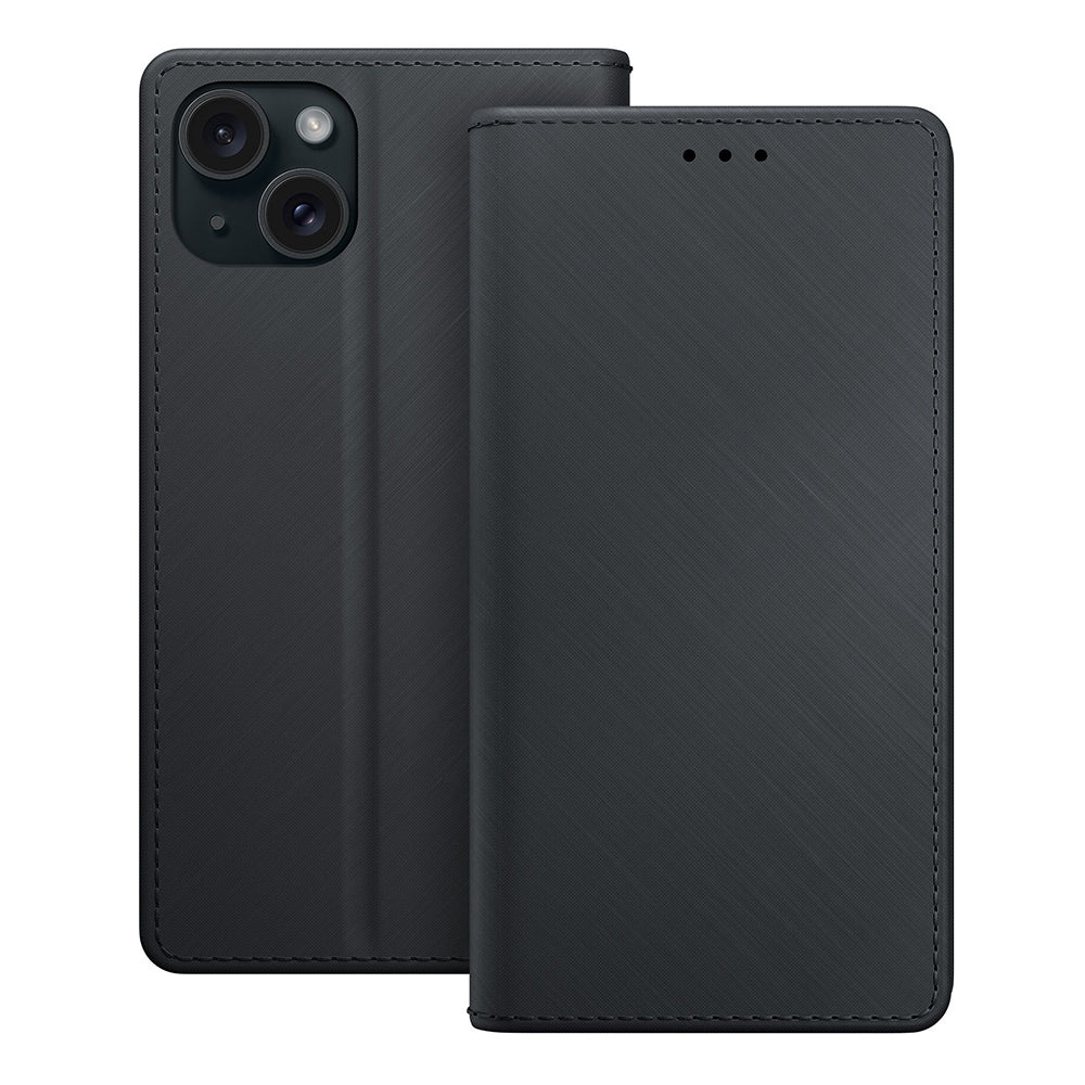 Custodia per Apple iPhone 15, 3MK, Wallet, Nera