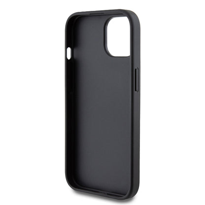 Custodia per Apple iPhone 15, Guess, 4G Metal Gold Logo, Grigio